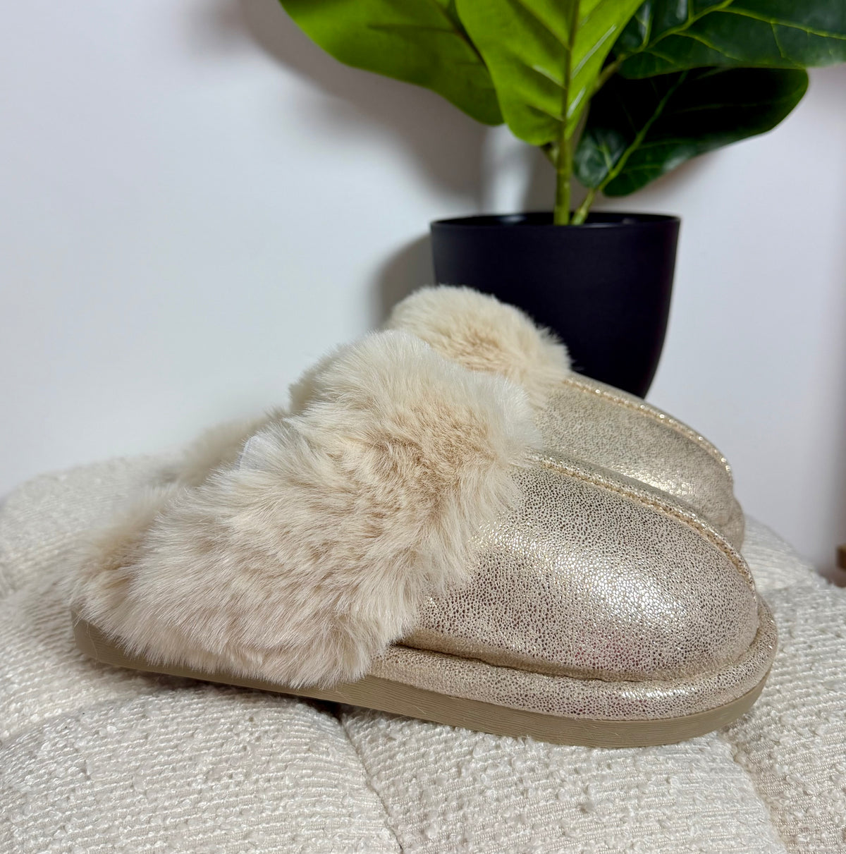 Chaussons à paillettes femme Victoria - LAURYA & CO